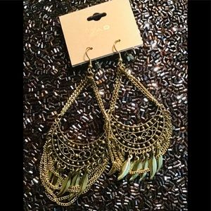 🌙NEW! BNWT ZAD SANTA BARBARA CHANDELIER EARRINGS